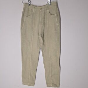 NWT Wrap London High Rise Linen Tapered Pants Jeans Womens Size 8 Sustainable